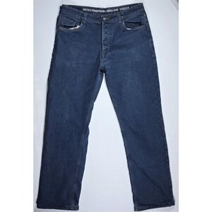 Smith's Workwear Fleece Lined Jeans Men's 36x34 Blue Stretch Denim